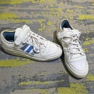 Adidas forum 84 low. Blue and white. Women’s size 10.
